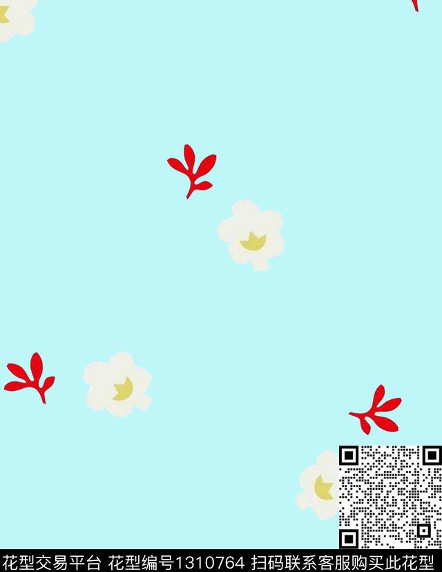 红花传统印花华亿平台下载（图片编号: 1310764） - 瓦栏（Walan）