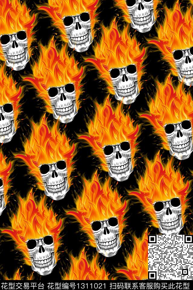 大牌风手绘趣味数码印花华亿平台下载（图片编号: 1311021） - 瓦栏（Walan）