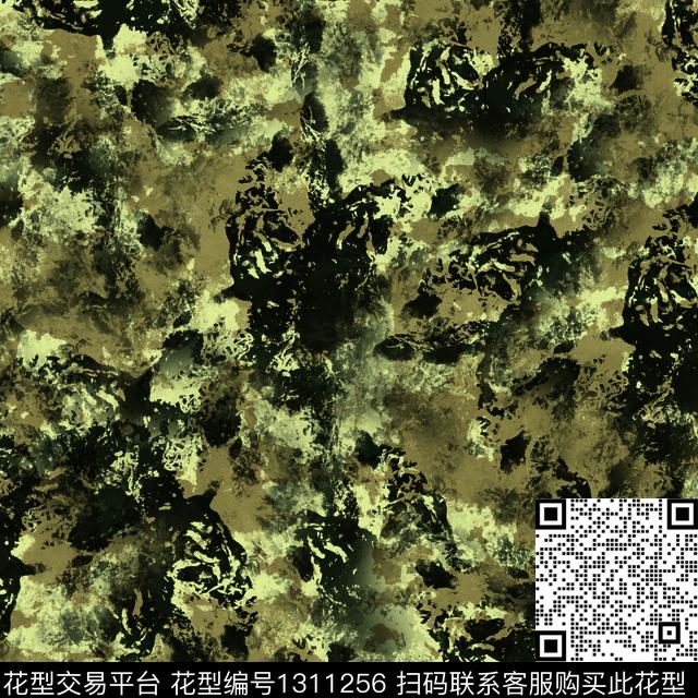 肌理纸印花男装满版花传统印花华亿平台下载（图片编号: 1311256） - 瓦栏（Walan）