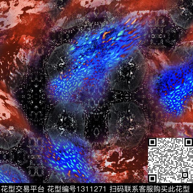 肌理纸印花男装满版花数码印花华亿平台下载（图片编号: 1311271） - 瓦栏（Walan）