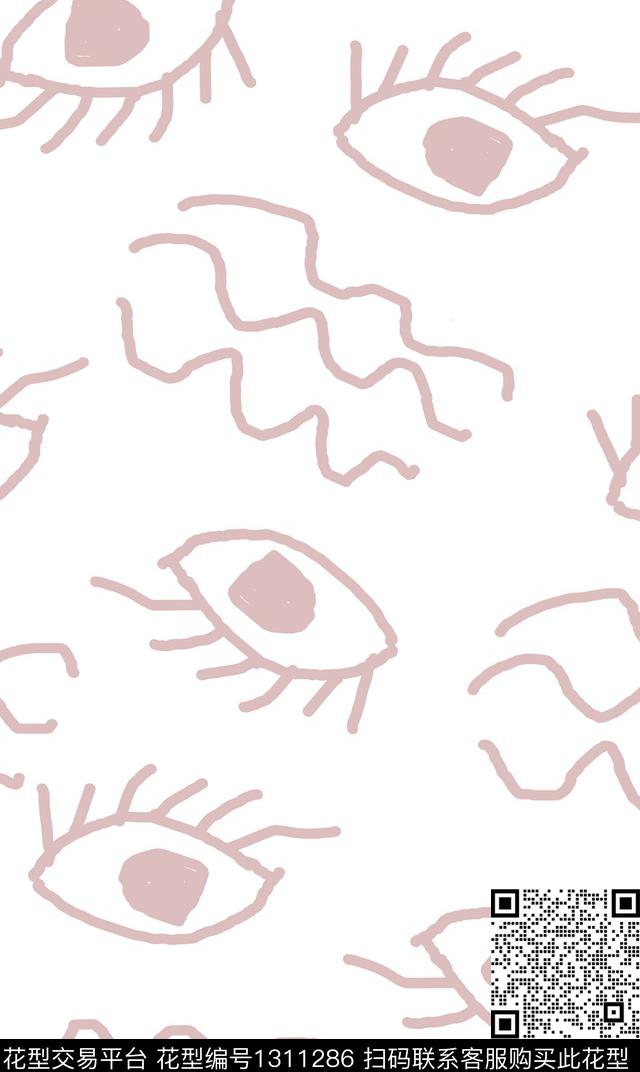 连衣裙波浪纹方巾传统印花华亿平台下载（图片编号: 1311286） - 瓦栏（Walan）