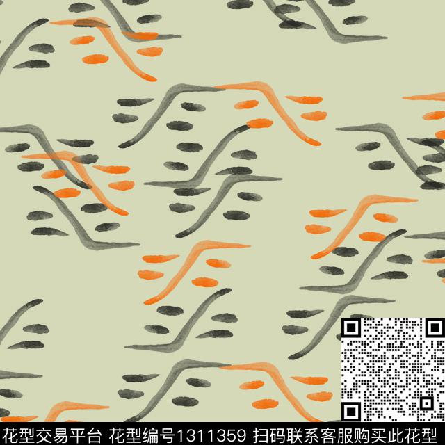 线条纸印花女装传统印花华亿平台下载（图片编号: 1311359） - 瓦栏（Walan）