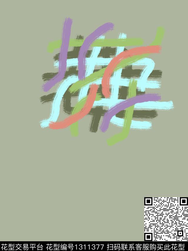 男装定位花插画大牌风传统印花华亿平台下载（图片编号: 1311377） - 瓦栏（Walan）