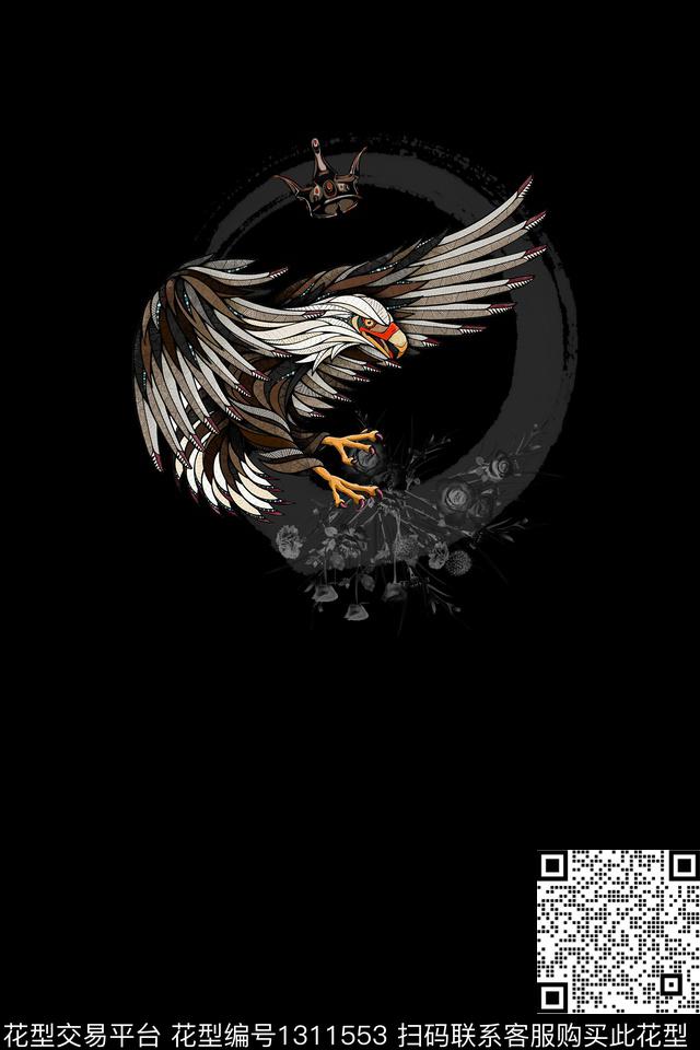 几何花卉大牌风数码印花华亿平台下载（图片编号: 1311553） - 瓦栏（Walan）