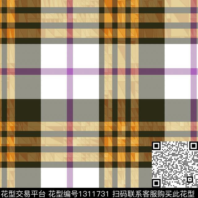 格子底纹数码印花华亿平台下载（图片编号: 1311731） - 瓦栏（Walan）