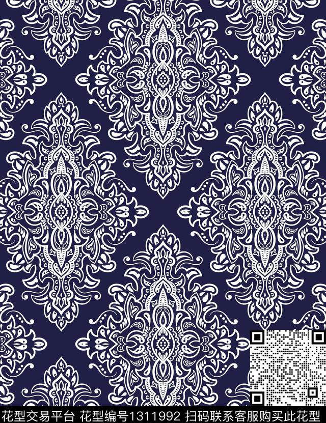 几何大牌风休闲传统印花华亿平台下载（图片编号: 1311992） - 瓦栏（Walan）