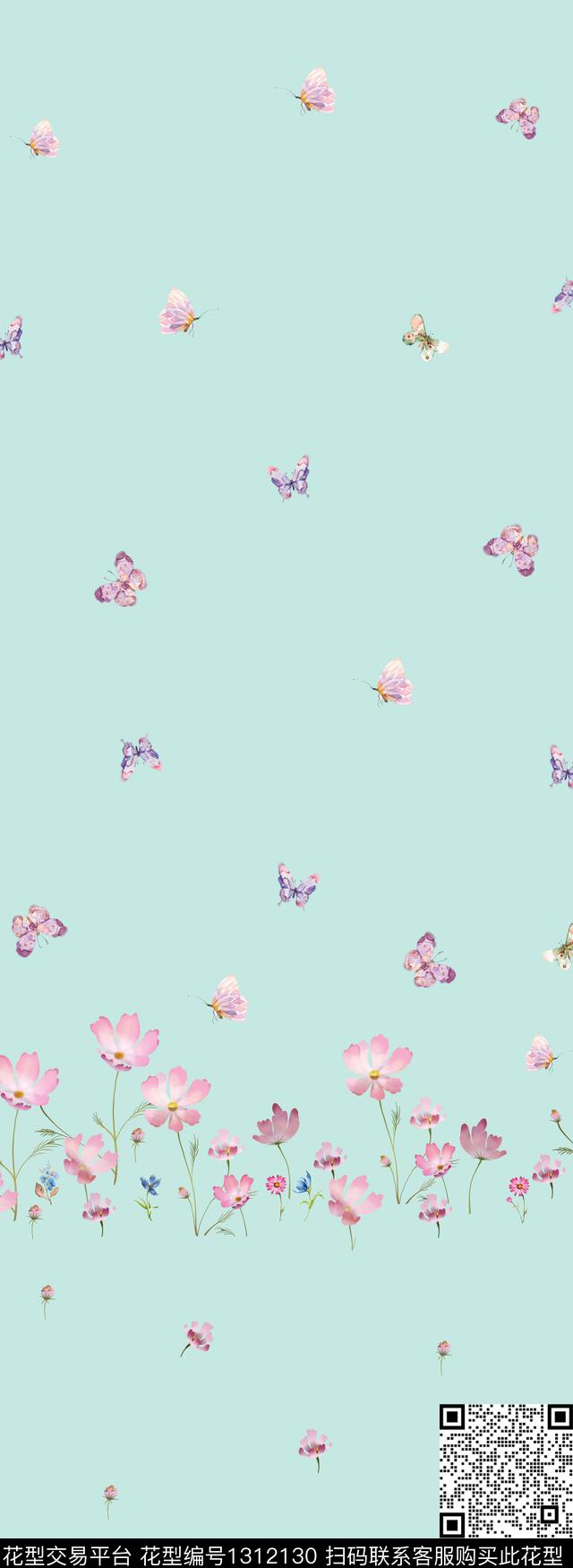 床品花卉大牌风数码印花华亿平台下载（图片编号: 1312130） - 瓦栏（Walan）