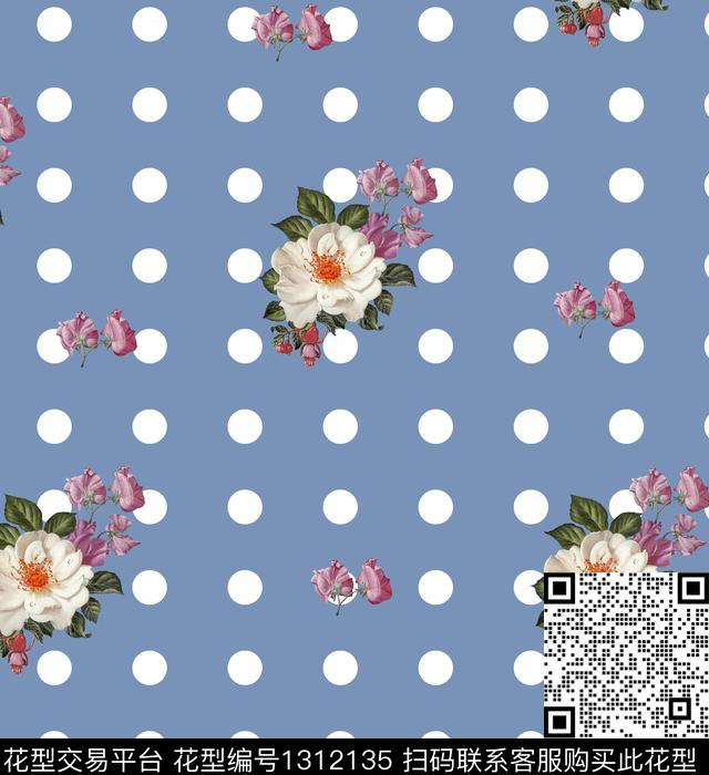 床品花卉大牌风数码印花华亿平台下载（图片编号: 1312135） - 瓦栏（Walan）