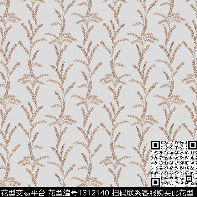 床品麦穗小碎花传统印花华亿平台下载（图片编号: 1312140） - 瓦栏（Walan）