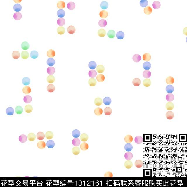 床品卡通泡泡数码印花华亿平台下载（图片编号: 1312161） - 瓦栏（Walan）