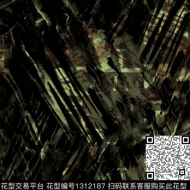 纸印花几何男装传统印花华亿平台下载（图片编号: 1312187） - 瓦栏（Walan）