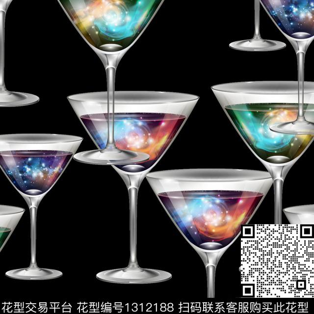 纸印花几何大牌风数码印花华亿平台下载（图片编号: 1312188） - 瓦栏（Walan）