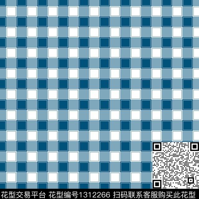 几何格子大牌风传统印花华亿平台下载（图片编号: 1312266） - 瓦栏（Walan）