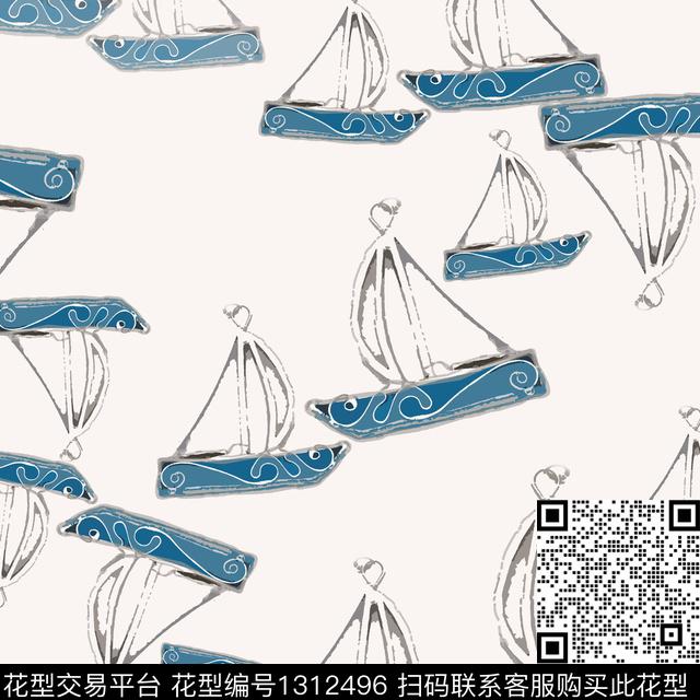 男装抽象趣味传统印花华亿平台下载（图片编号: 1312496） - 瓦栏（Walan）