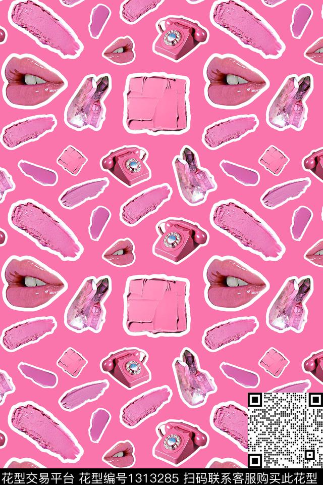 春夏华亿平台大牌风数码印花华亿平台下载（图片编号: 1313285） - 瓦栏（Walan）