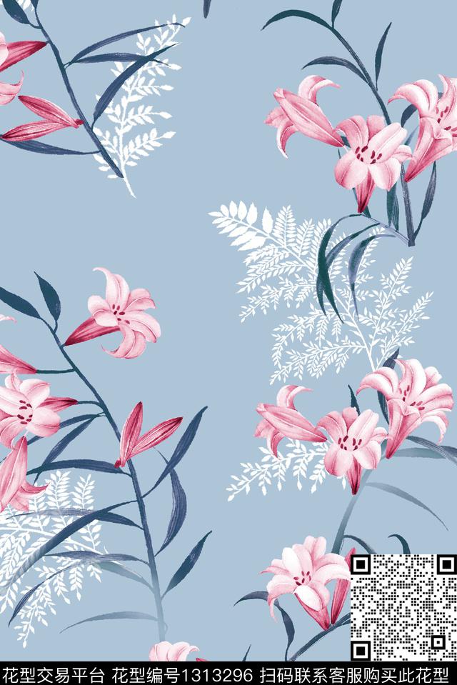 大牌风小清新小碎花数码印花华亿平台下载（图片编号: 1313296） - 瓦栏（Walan）