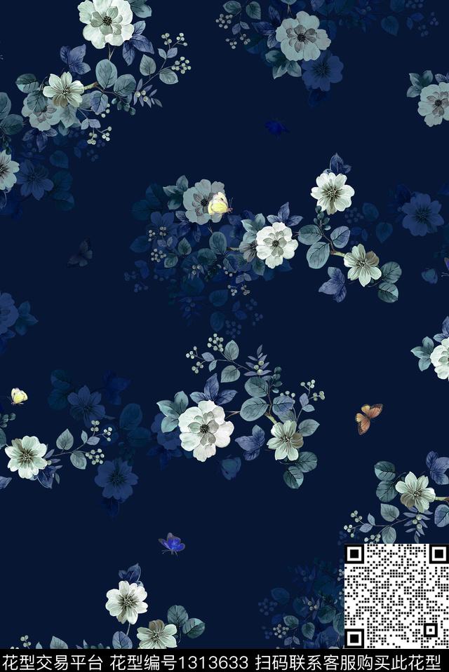 花卉休闲中老年数码印花华亿平台下载（图片编号: 1313633） - 瓦栏（Walan）