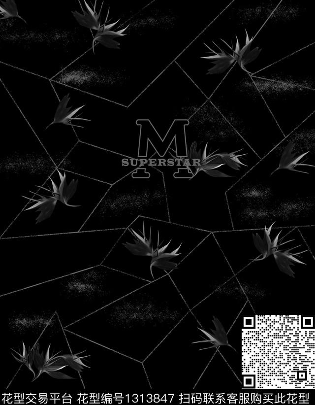 男装大牌风潮牌数码印花华亿平台下载（图片编号: 1313847） - 瓦栏（Walan）