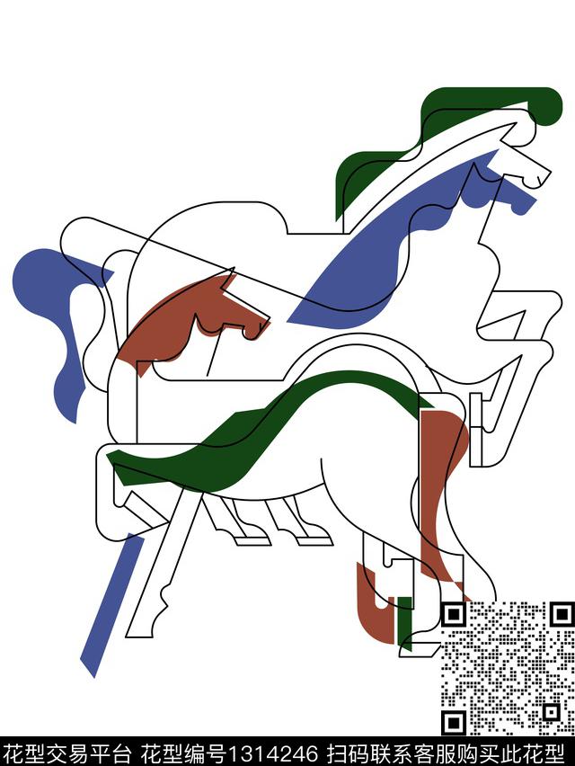 几何男装大牌风传统印花华亿平台下载（图片编号: 1314246） - 瓦栏（Walan）