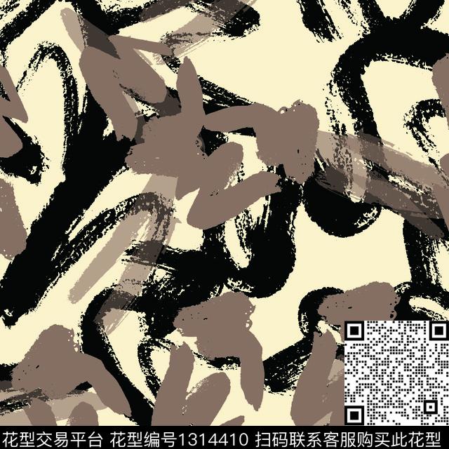 纸印花几何笔触传统印花华亿平台下载（图片编号: 1314410） - 瓦栏（Walan）