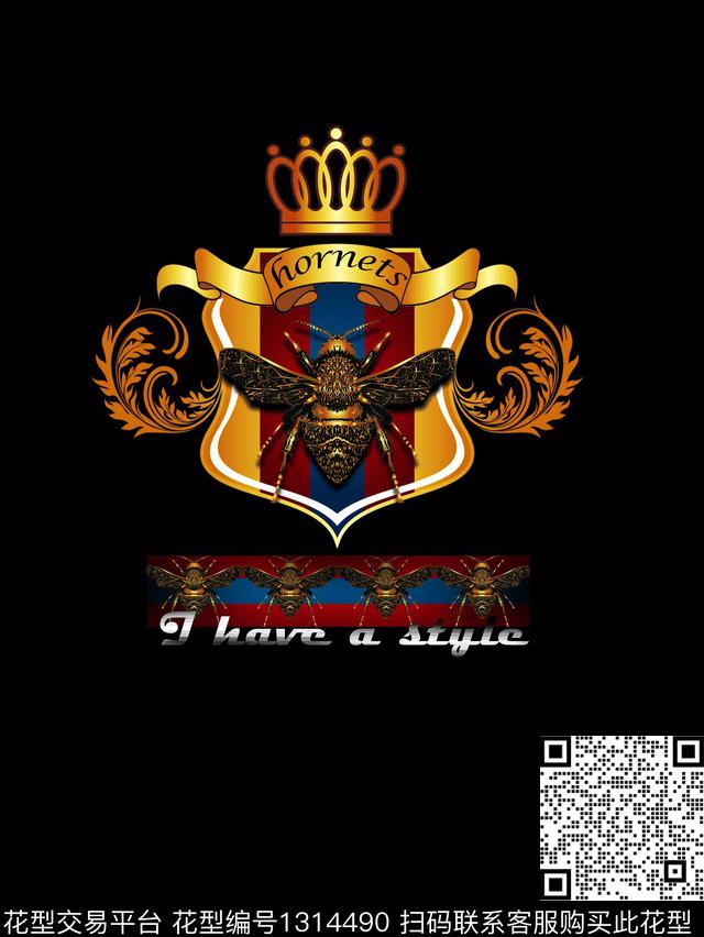 珠宝宝石胸前独幅大牌风数码印花华亿平台下载（图片编号: 1314490） - 瓦栏（Walan）