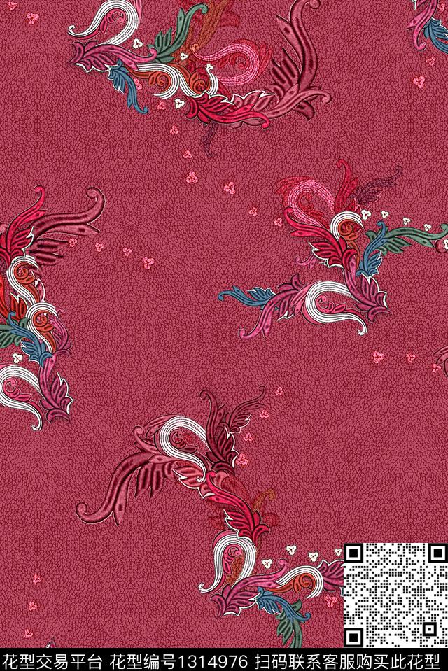 包金中老年秋冬华亿平台数码印花华亿平台下载（图片编号: 1314976） - 瓦栏（Walan）