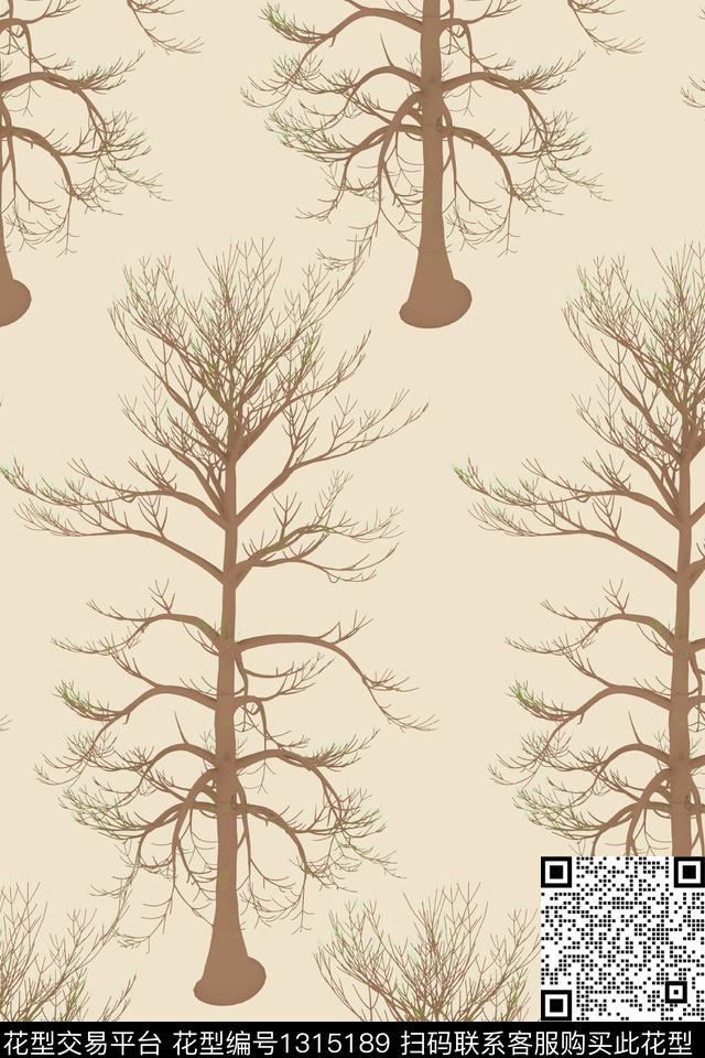 复古植物手绘传统印花华亿平台下载（图片编号: 1315189） - 瓦栏（Walan）