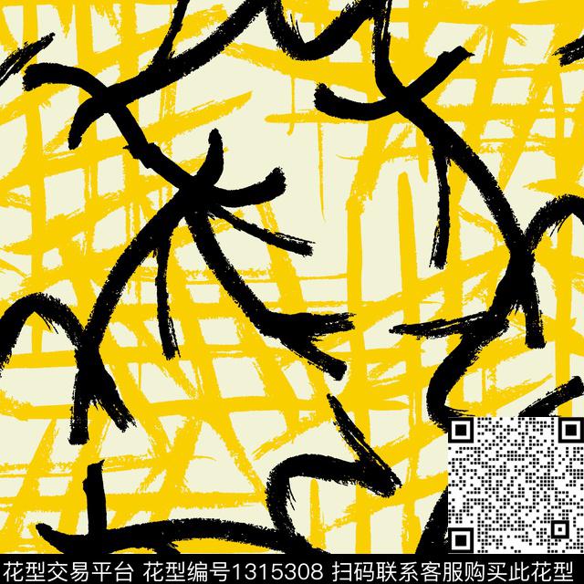 纸印花几何抽象男装传统印花华亿平台下载（图片编号: 1315308） - 瓦栏（Walan）