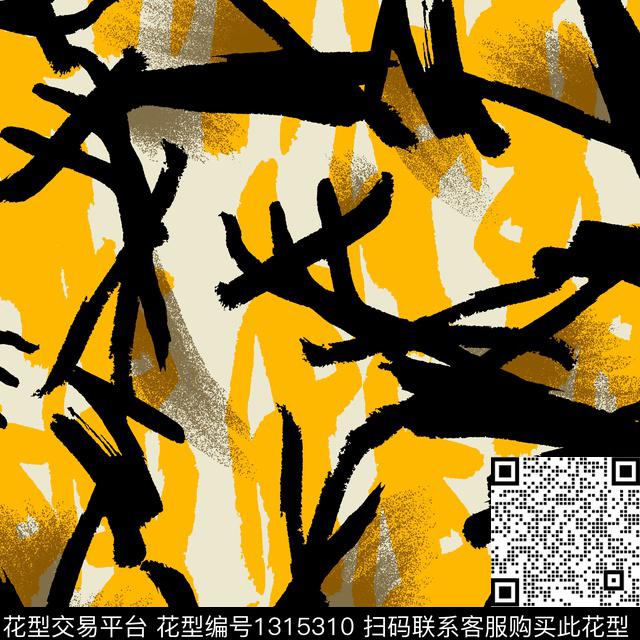 纸印花几何抽象男装传统印花华亿平台下载（图片编号: 1315310） - 瓦栏（Walan）