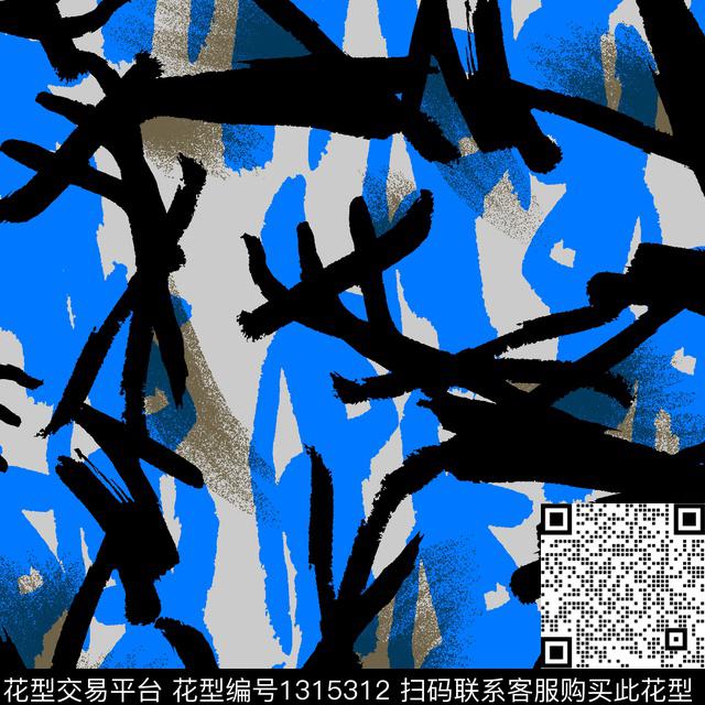 纸印花几何抽象男装传统印花华亿平台下载（图片编号: 1315312） - 瓦栏（Walan）