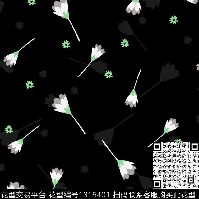 满版散花大牌风素雅传统印花华亿平台下载（图片编号: 1315401） - 瓦栏（Walan）