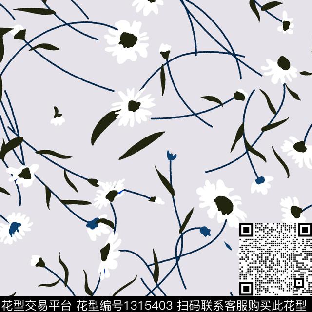 满版散花大牌风素雅传统印花华亿平台下载（图片编号: 1315403） - 瓦栏（Walan）