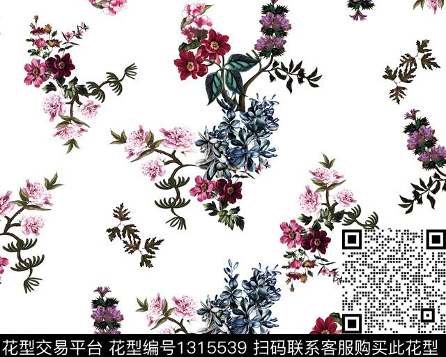 花卉春夏华亿平台热带华亿平台传统印花华亿平台下载（图片编号: 1315539） - 瓦栏（Walan）