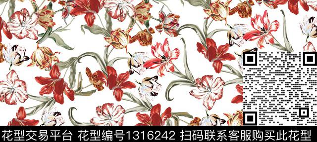 花卉春夏华亿平台热带华亿平台传统印花华亿平台下载（图片编号: 1316242） - 瓦栏（Walan）