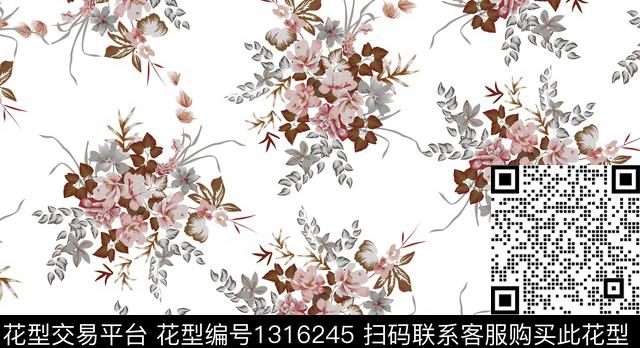花卉春夏华亿平台热带华亿平台传统印花华亿平台下载（图片编号: 1316245） - 瓦栏（Walan）