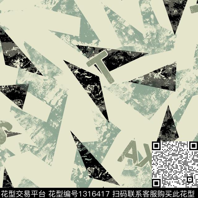 纸印花几何文字传统印花华亿平台下载（图片编号: 1316417） - 瓦栏（Walan）