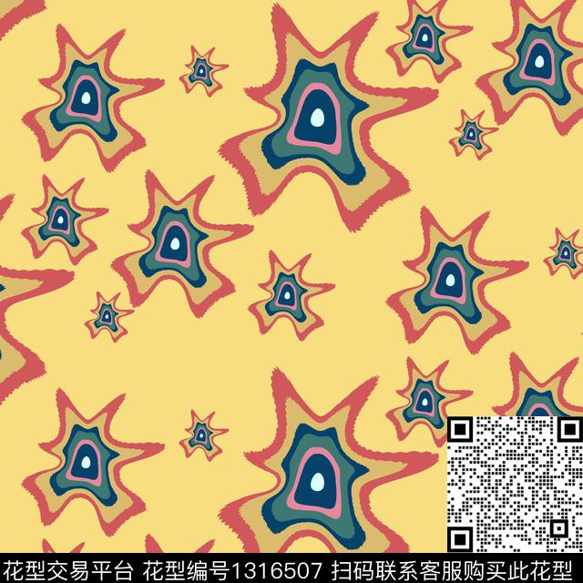 肌理床品几何数码印花华亿平台下载（图片编号: 1316507） - 瓦栏（Walan）