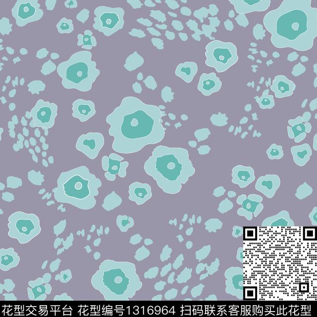 数码华亿平台复古花卉数码印花华亿平台下载（图片编号: 1316964） - 瓦栏（Walan）