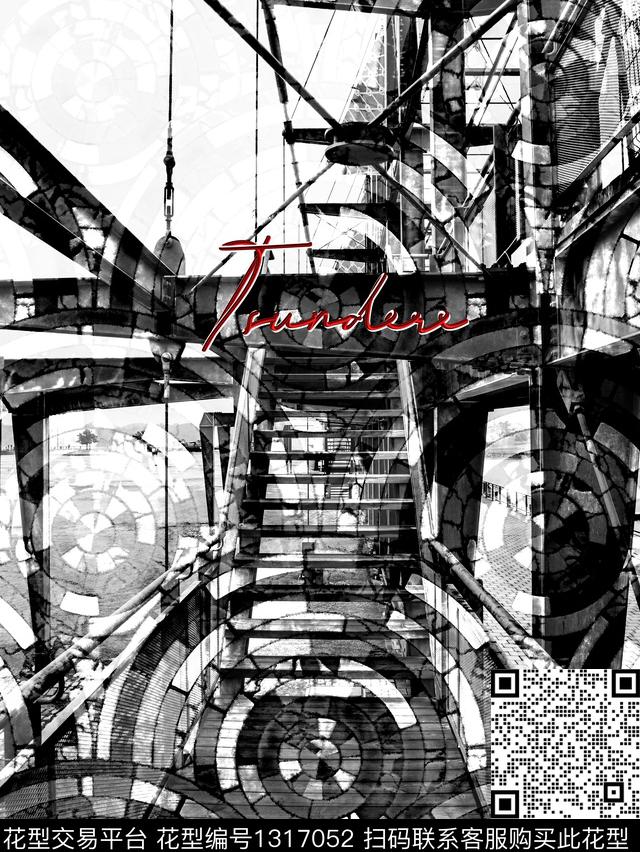 字母几何男装数码印花华亿平台下载（图片编号: 1317052） - 瓦栏（Walan）