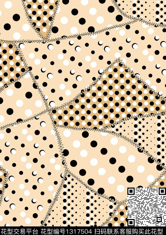 几何潮牌大牌风传统印花华亿平台下载（图片编号: 1317504） - 瓦栏（Walan）