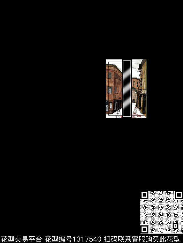 定位花几何潮牌数码印花华亿平台下载（图片编号: 1317540） - 瓦栏（Walan）