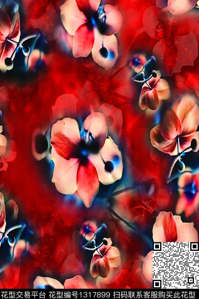 数码华亿平台百合春夏华亿平台数码印花华亿平台下载（图片编号: 1317899） - 瓦栏（Walan）