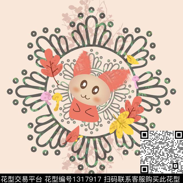 卡通人物唐装趋势华亿平台数码印花华亿平台下载（图片编号: 1317917） - 瓦栏（Walan）