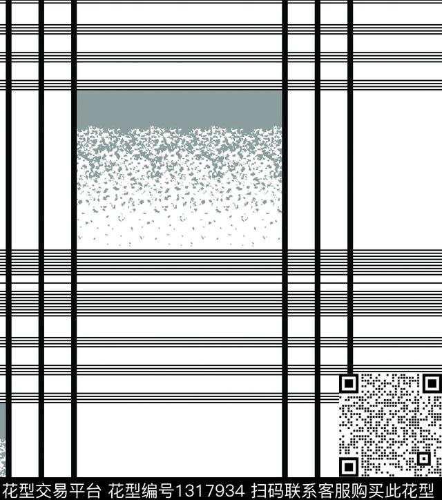 格子几何大牌风传统印花华亿平台下载（图片编号: 1317934） - 瓦栏（Walan）