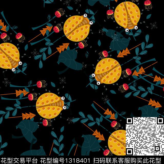 童装绘画卡通传统印花华亿平台下载（图片编号: 1318401） - 瓦栏（Walan）