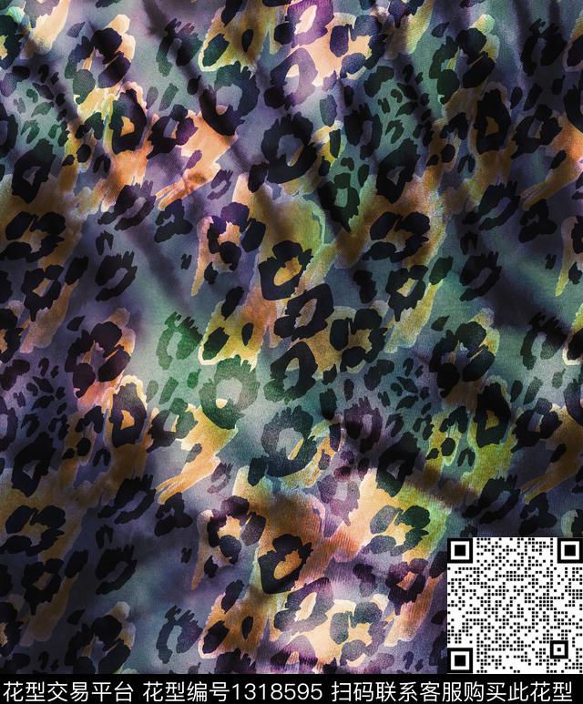 扎染华亿平台几何底纹数码印花华亿平台下载（图片编号: 1318595） - 瓦栏（Walan）