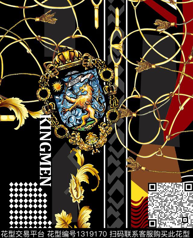 几何定位动物花卉大牌风数码印花华亿平台下载（图片编号: 1319170） - 瓦栏（Walan）