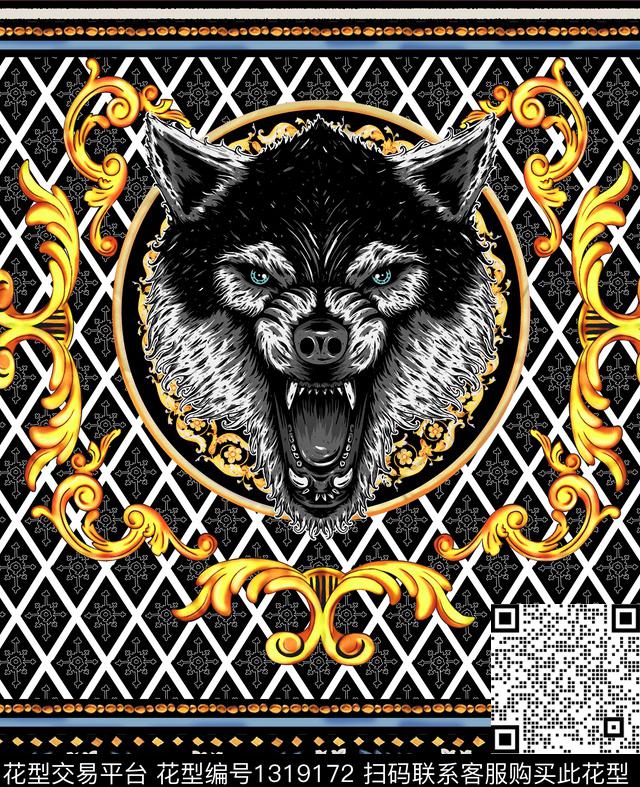 几何定位动物花卉大牌风数码印花华亿平台下载（图片编号: 1319172） - 瓦栏（Walan）