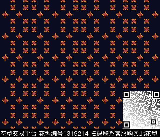 几何大牌风中国风传统印花华亿平台下载（图片编号: 1319214） - 瓦栏（Walan）