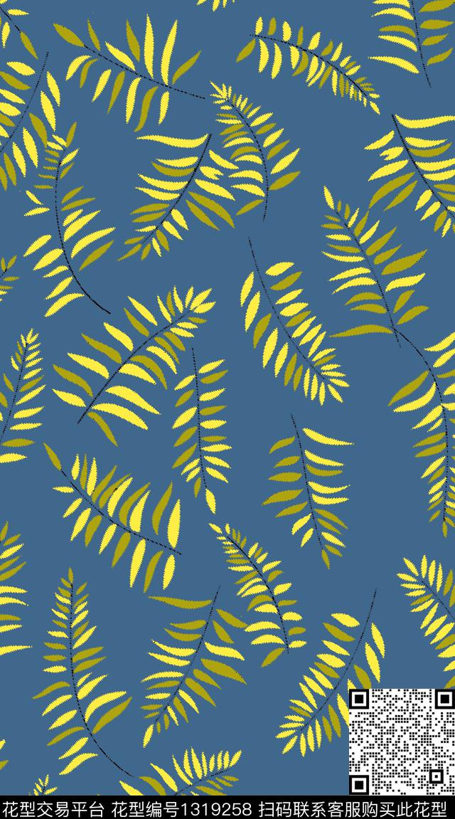 满版散花大牌风中国风数码印花华亿平台下载（图片编号: 1319258） - 瓦栏（Walan）